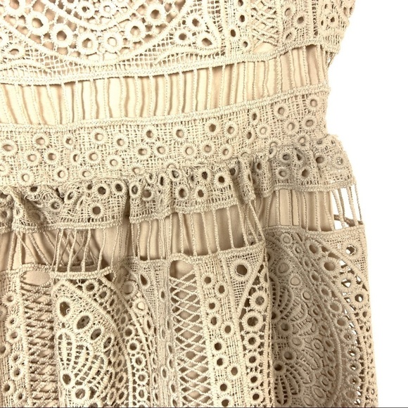 Geode Modcloth Esteemed Elegance Crochete Dress M - Picture 5 of 9